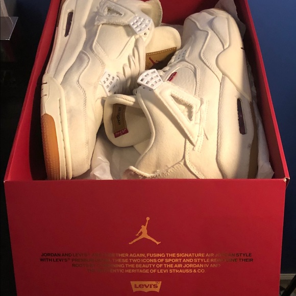Jordan Levi 4 White size 10.5 - Picture 2 of 2